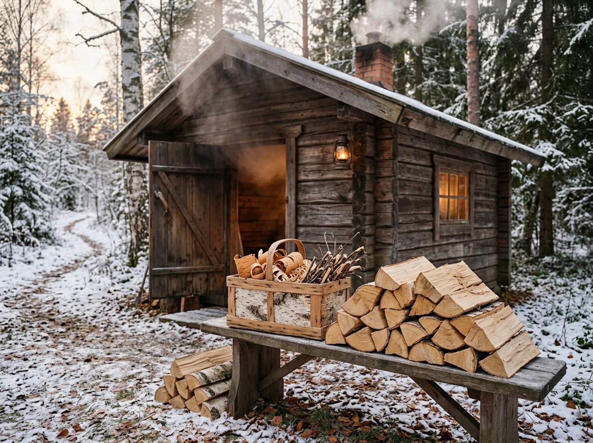 Банная партия с берестой, Колюбакино